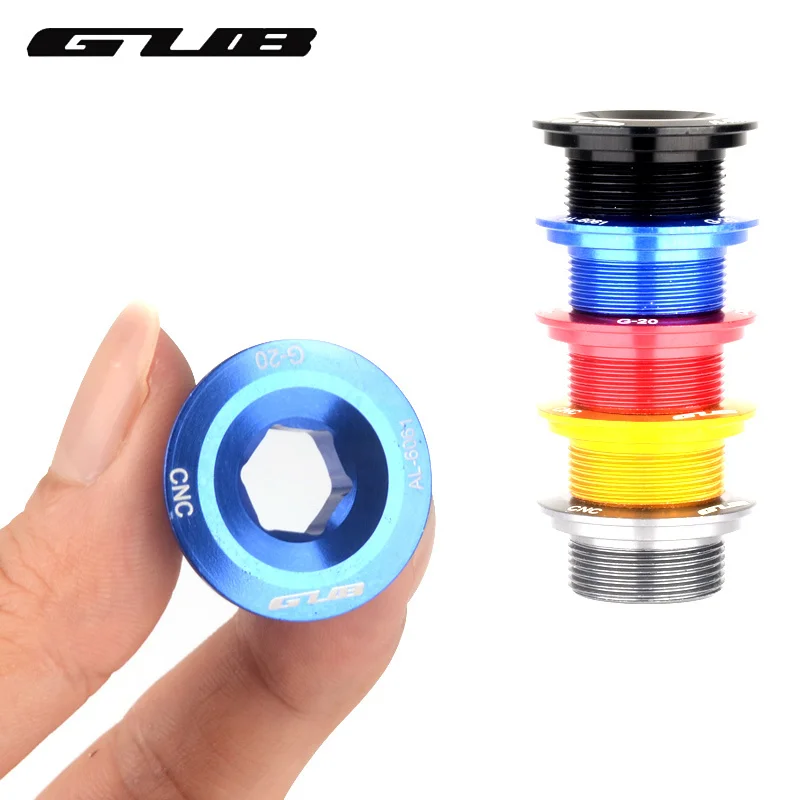 GUB Bicycle Crank Cover Bolt Mountain Bike Bottom Bracket Chainwheel Screws MTB Crankset Fixing Bolt Screw for SHIMANO