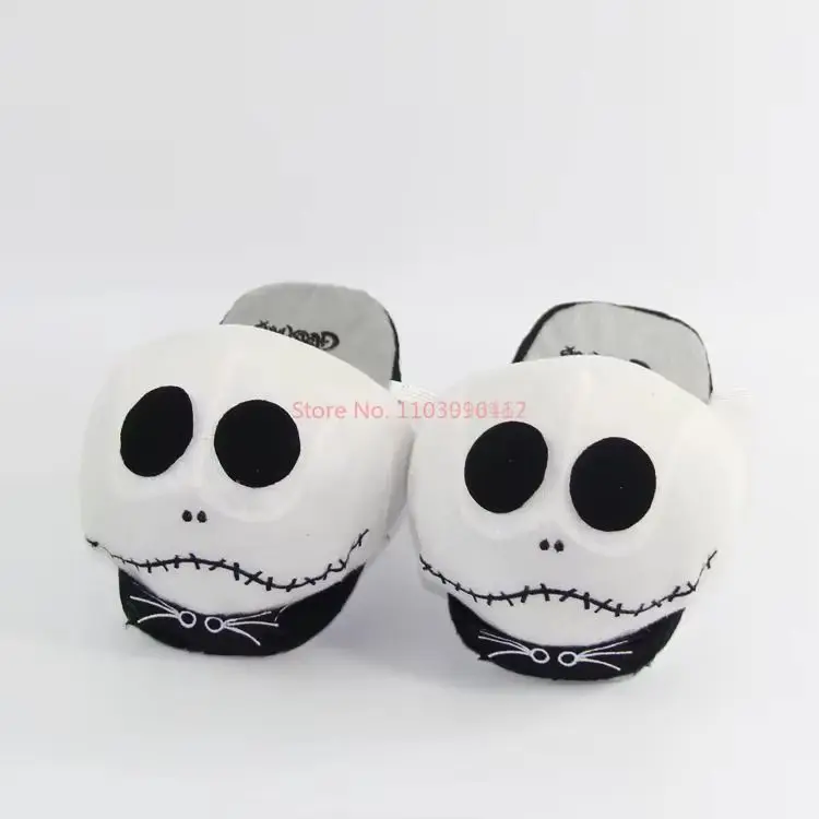 New Anime Cartoon Slippers The Nightmare Before Christmas Jack Skellington Slipper Indoor Winter Slippers Halloween Fashion Gift