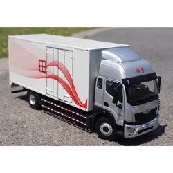 Diecast 1:22 Scale Foton  ES7 High Top Medium Truck Cargo Box Logistics Transport Truck Alloy Car Model Collection Gift Toys