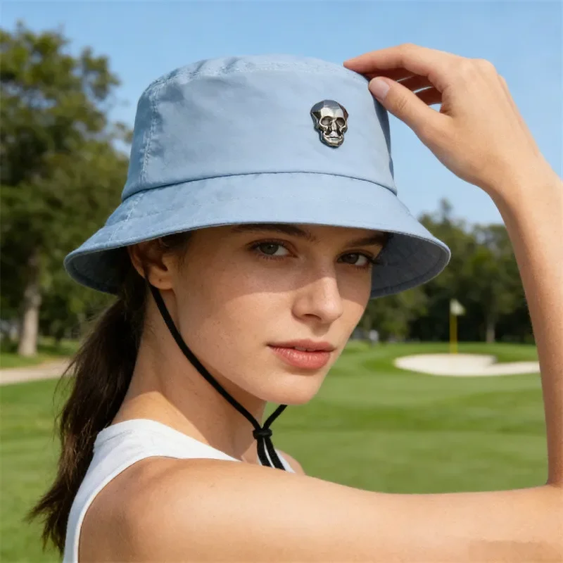 Outdoor Sunscreen Tennis Sports Cap Women Golf Wear 2026 Summer New Golf Cap Fishing UV Protection Fisherman Hat Men Sun Hat