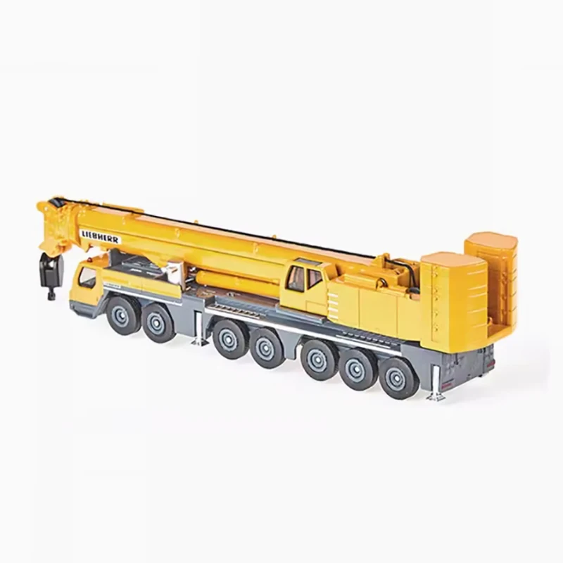 Diecast 1:87 Scale Liebherr Cranes 1866 Alloy Truck Model Finished Product Simulation Toy Gift Static Model Display Souvenir