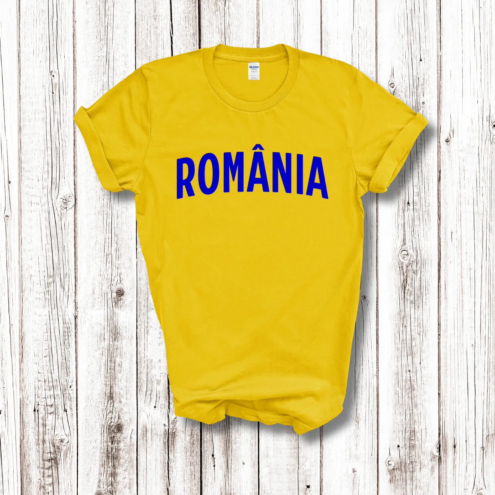 Rumania Camiseta para adultos Country Sport Support Camisa patriótica unisex Hombres Mujeres