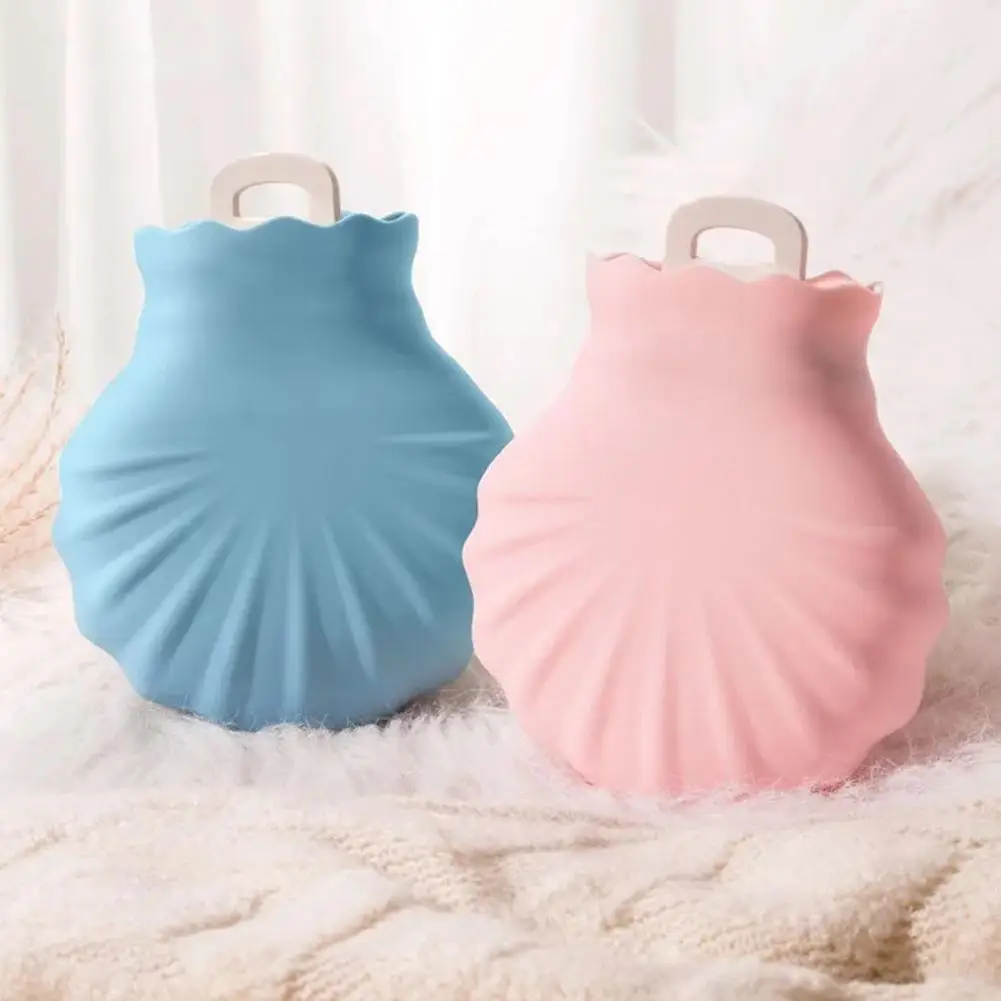 Hot Water Bag Solid Color Creative Cute Mini Hand Warmer Bag Thick Seal Design Multi-purpose Mini Hot Water Bottle