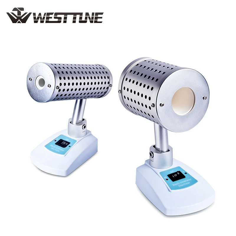WESTTUNE Lab Infrared Sterilizer Bacti-Cinerator Inoculation Loop Sterilizer High Temperature Disinfection Rapid Sterilizer