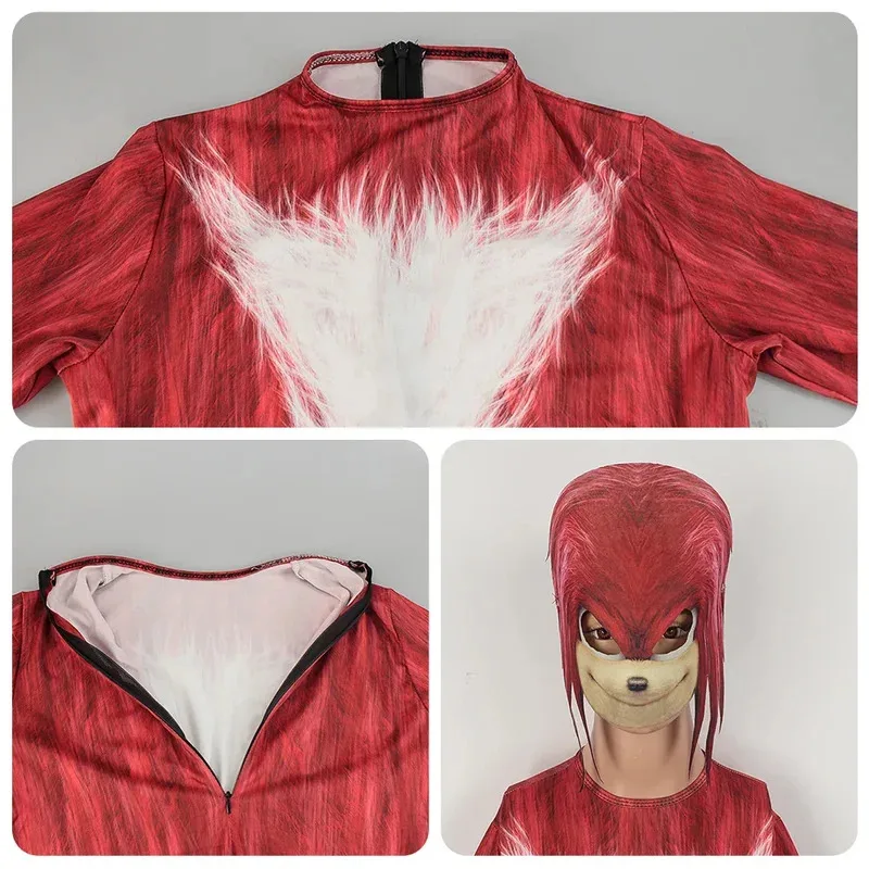 Disfraz de Cosplay CyJeu Sonics Spinball, disfraz clásico de erizo, máscara para niños, regalos de fiesta de Halloween, vestido