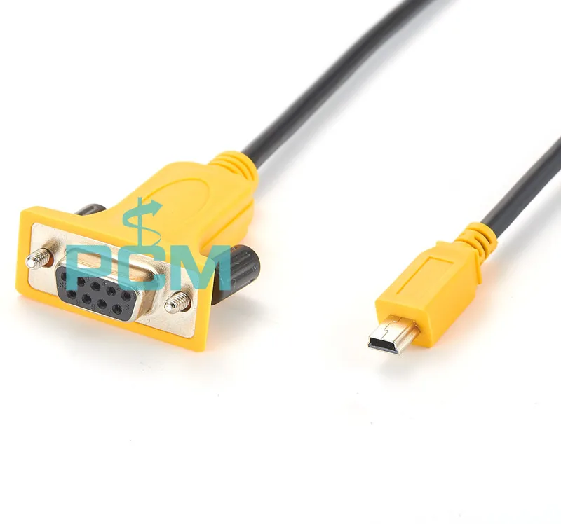 Compatível com cabo de dados de equilíbrio DB9 para cabo de porta serial Mini USB RS232