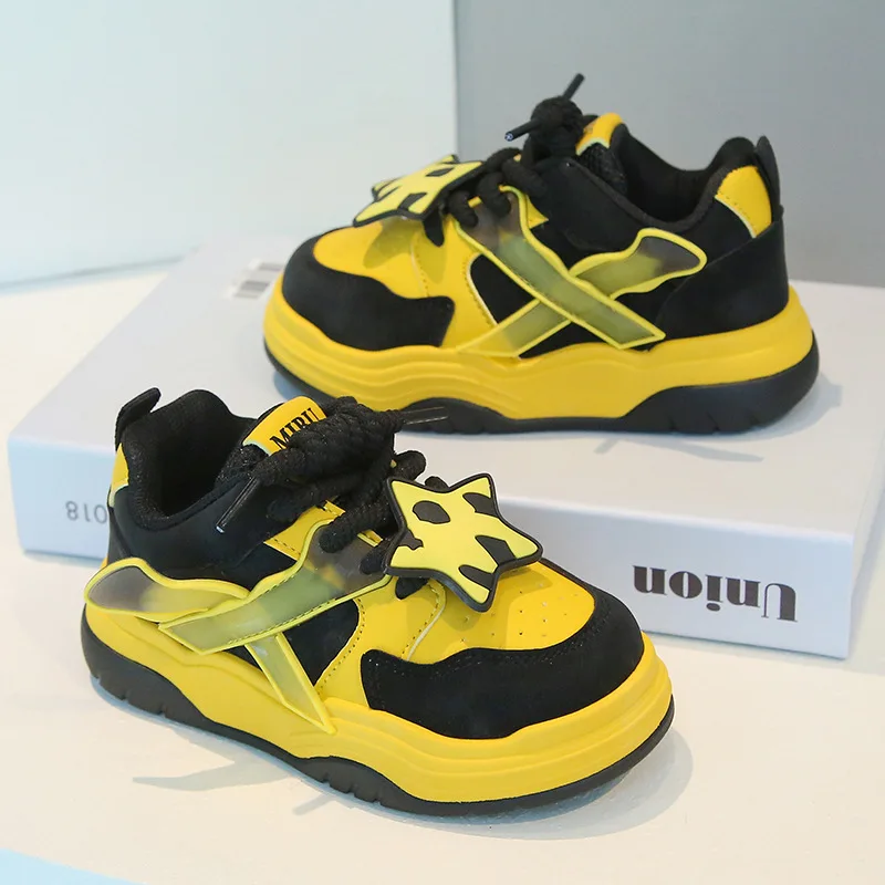 

Весенне-осенние детские кроссовки на мягкой подошве в Корейском стиле, детская удобная обувь для отдыха для маленьких мальчиков, дышащая обувь для девочек