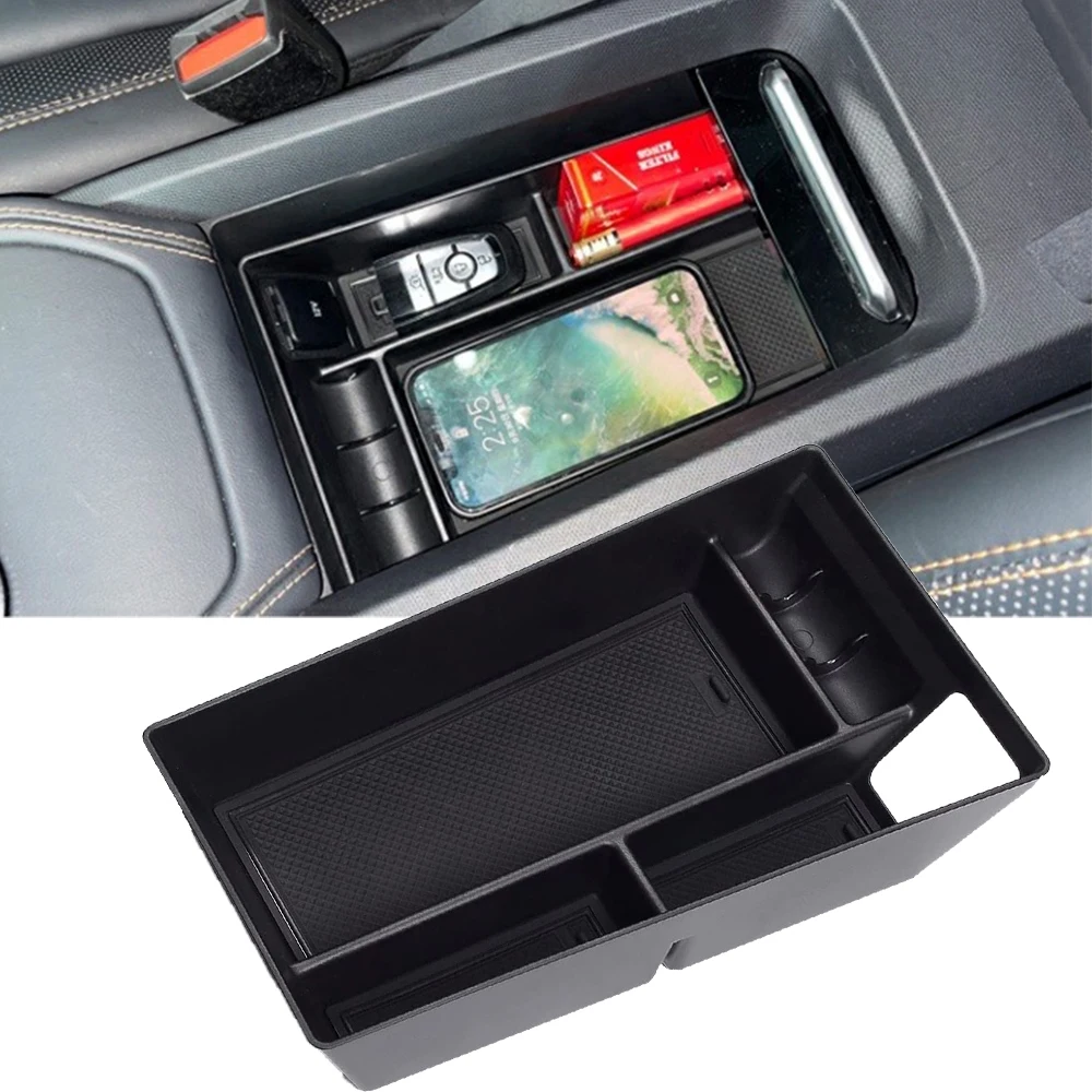 

Car Central Console Armrest Storage Box Coin Organizer Tray for Ford Mustang Mach-E 2021-2023 Stowing Tidying Interior Accessory