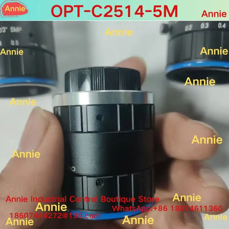 Second-hand test OK   OPT-C2514-5M industrial lens, 5 million pixels