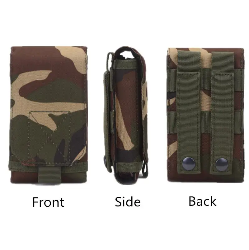 Outdoor Camouflage Hüft tasche Telefon halter Sport Gürtel tasche Fall wasserdichte Nylon Sport Jagd Camo Taschen im Rucksack