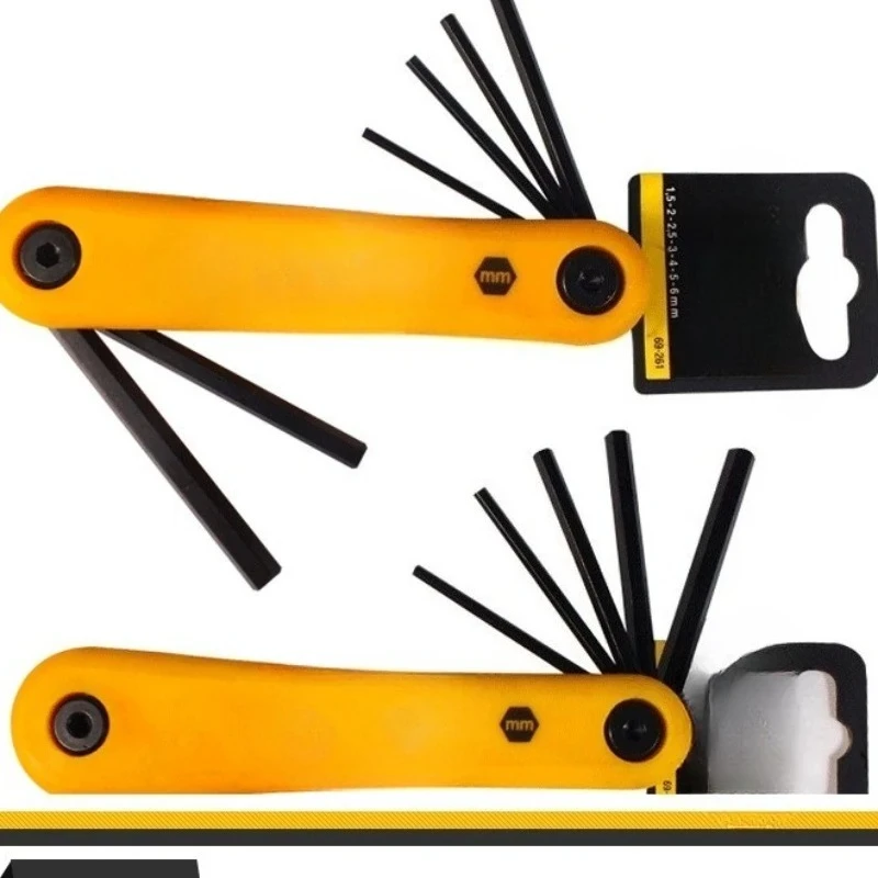 7-Piece Metric Folding, Hexagon Wrench Set