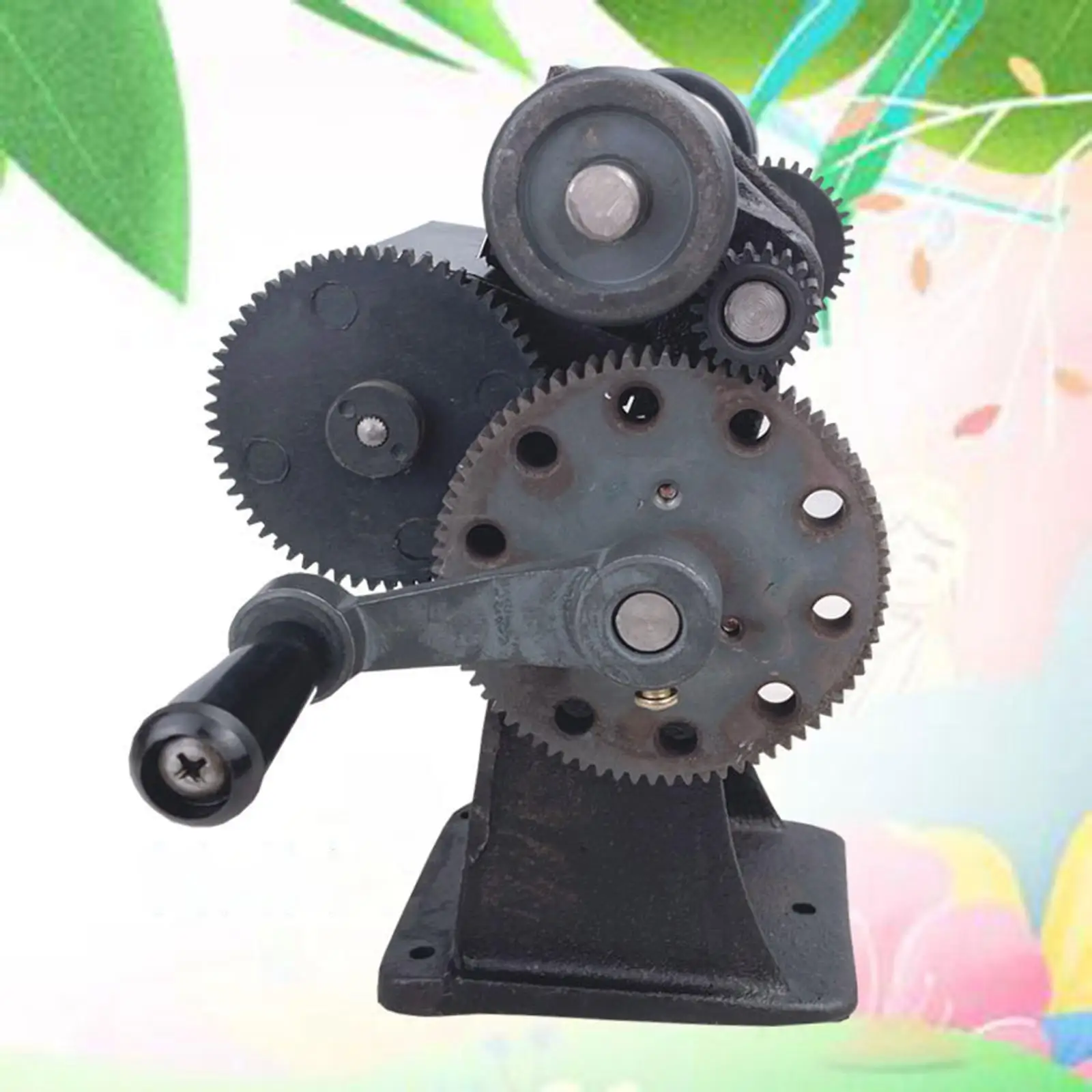 Hand Operated Coil Winding Machine with Chuck 1.5-13mm Manual Counter Display for Sewing Machines Craft Wire Heavy Iron Build