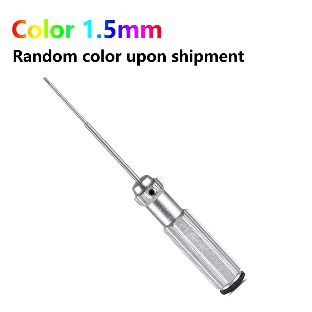 1PC RC Tools Hexagonal Screwdriver  Hardened Titanium Plated, 1 Piece 1.5 2.0 2.5 3.0mm Screwdriver for Helicopter Toys