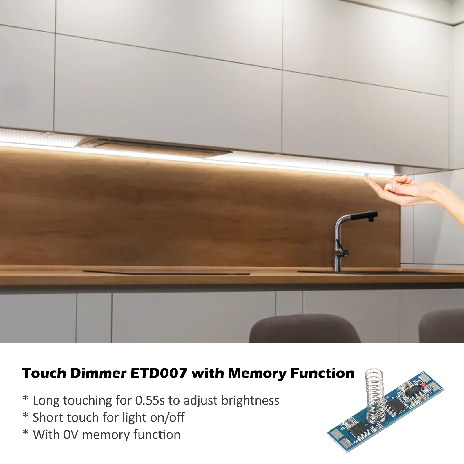 Mini Led  Dimmer Touch/IR/Proximity  Dimming On Off  Smart Led Strip Light Smart Sensor Touch Switches