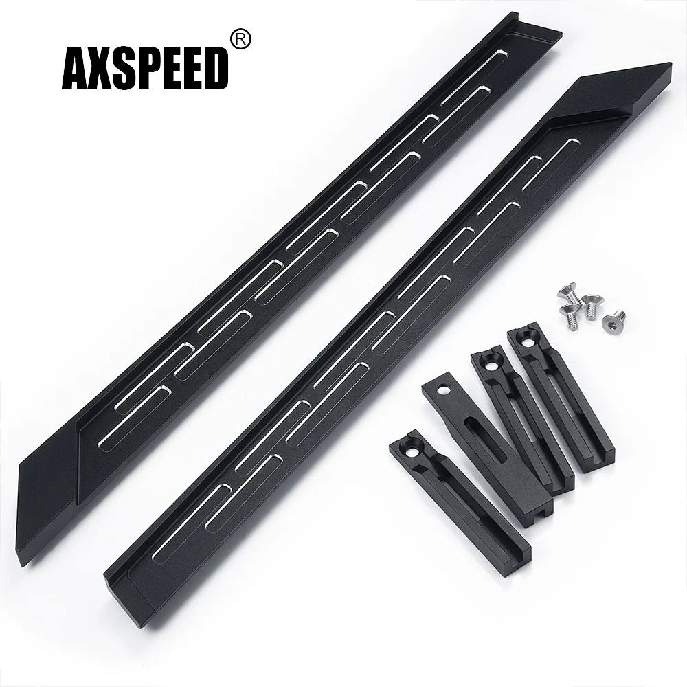 

AXSPEED Metal Rock Sliders Side Step Board Chassis Rails Pedal for Axial SCX6 Jeep JLU Wrangler 1/6 RC Car Crawler Model Parts