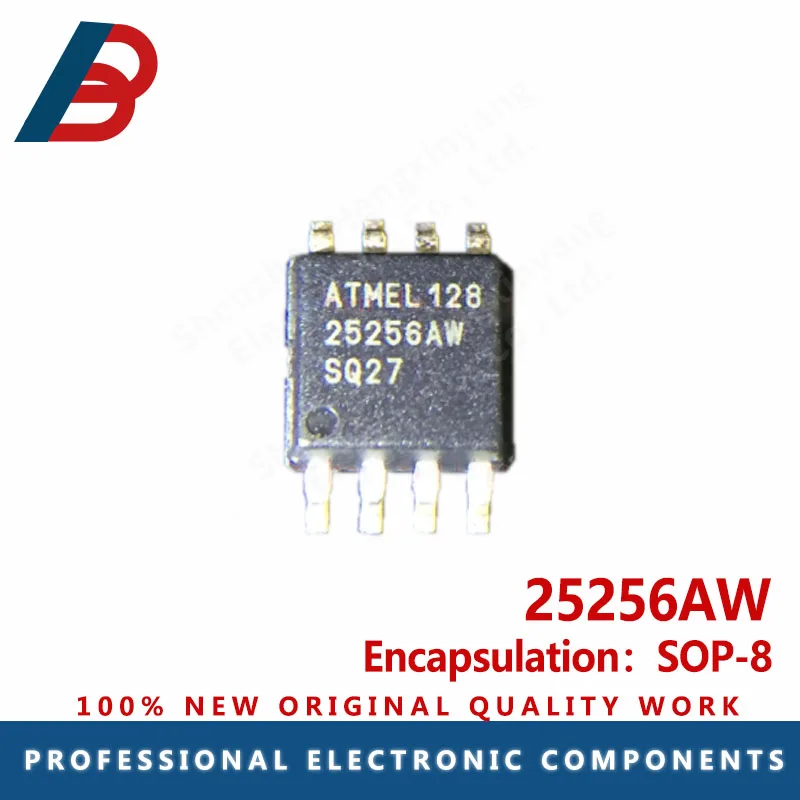 5 Buah 25256AW Penguat Audio Rentan-Chip Octed-Pin Memori SOP-8