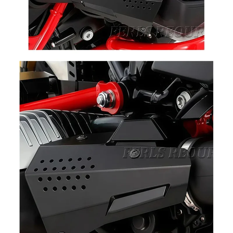 Protecteur de moteur en aluminium premium pour BMW R NineT/R12 (Urban G/S, Scrambler, Pure) - Couverture d'injection, ajustement direct