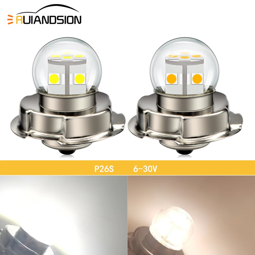 yZ[z1 P26S P15S 6V 12V 24V LEDoCNwbhCgou EH[zCg I[goC 6000K zCg XN[^[ ATV ANZT[ fCtHOCg