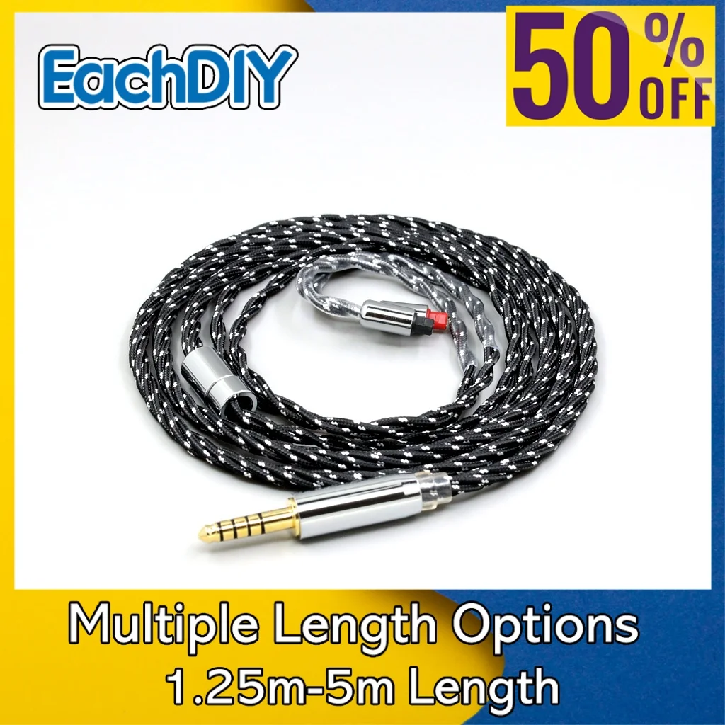 

OCC Mixed OFC Twisting Nylon Earphone Cable for Audio-Technica ATH-IM50 IM70 IM01 IM02 IM03 IM04 8739