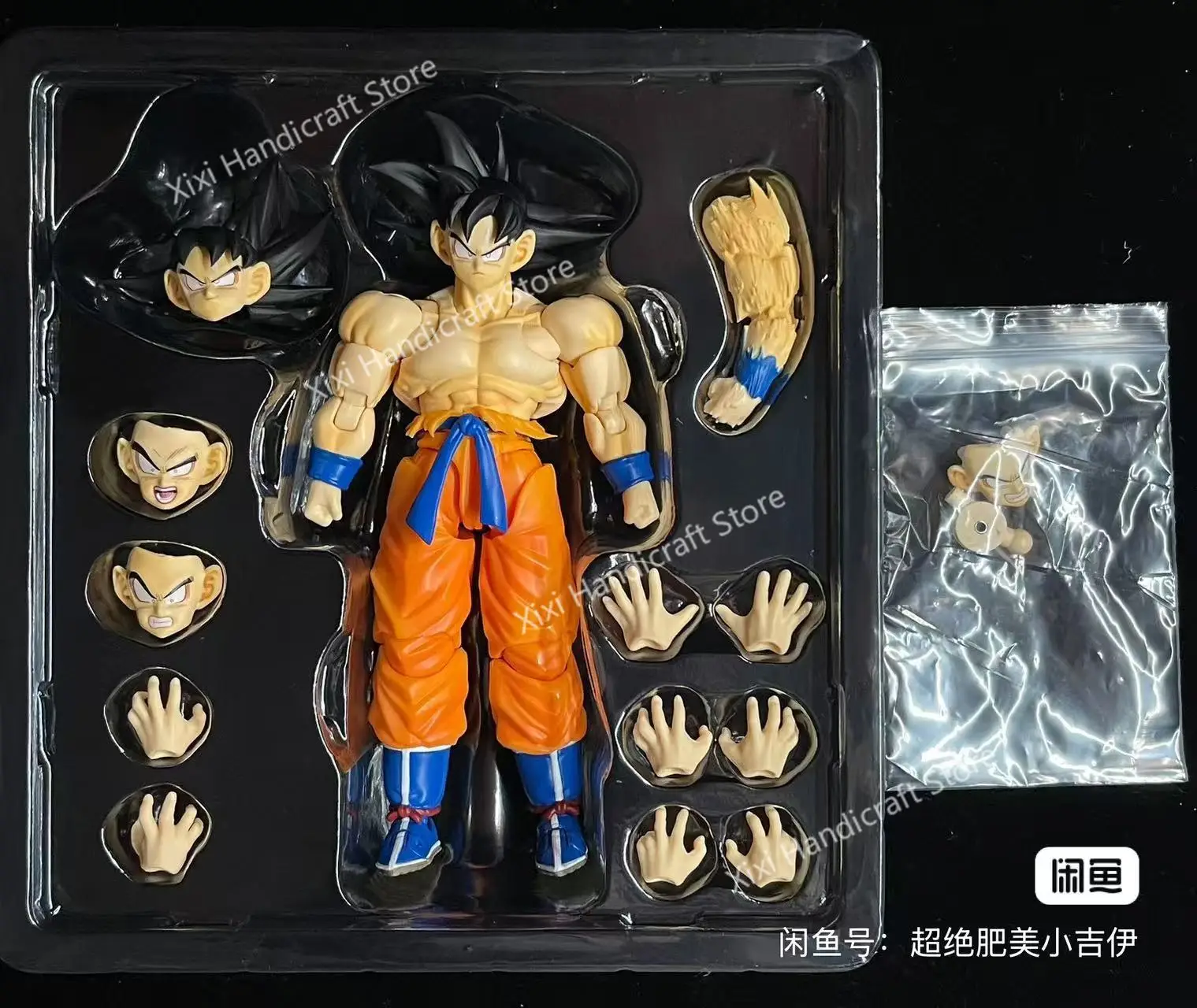 New-Hot Wow Super Action Studio 1/12 Dragon Ball Kaiouken Son Goku Anime Action Figure Collectible Model Toy Kid Gift view 5