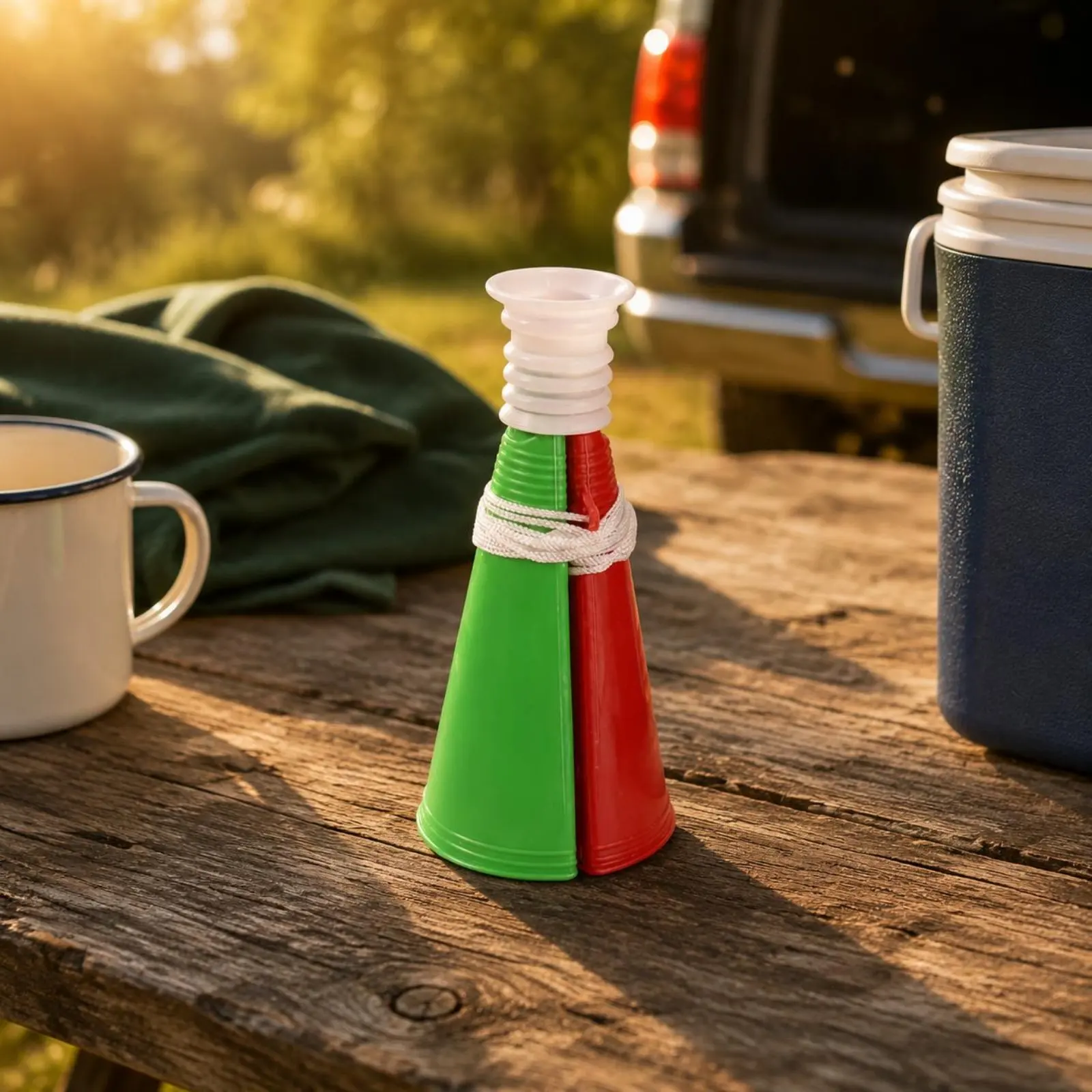 サッカーファン用トランペット-観客の雰囲気を盛り上げるプラスチック製応援トランペット-スタジアムノイズメーカー-持ち運び簡単-スポーツアクセサリー-ポータブル