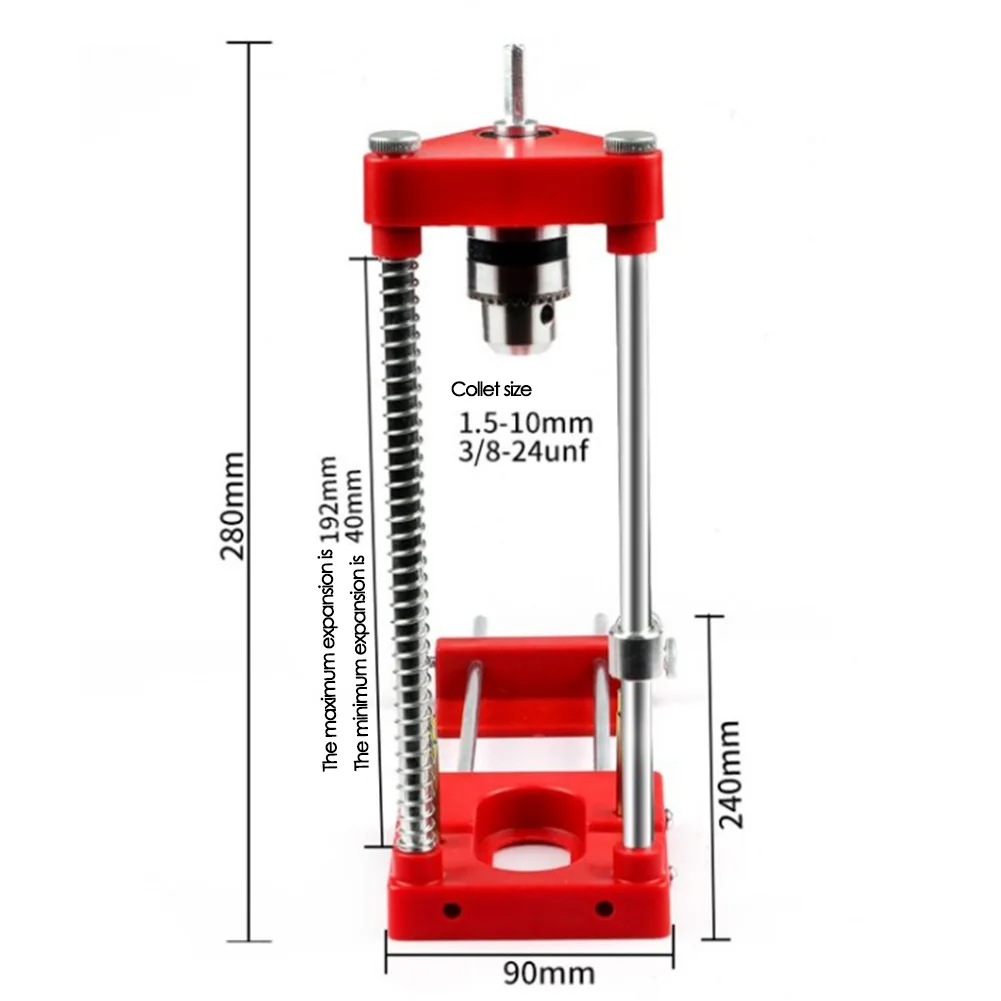 Mini Bench Drill Press Machine Drilling Locator Home Adjustable Punch Locator