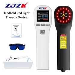 ZJZK 880mW Body Massage Low Level Laser Therapy Device for Knee Back Pain Treatment Physiotherapy Instrument