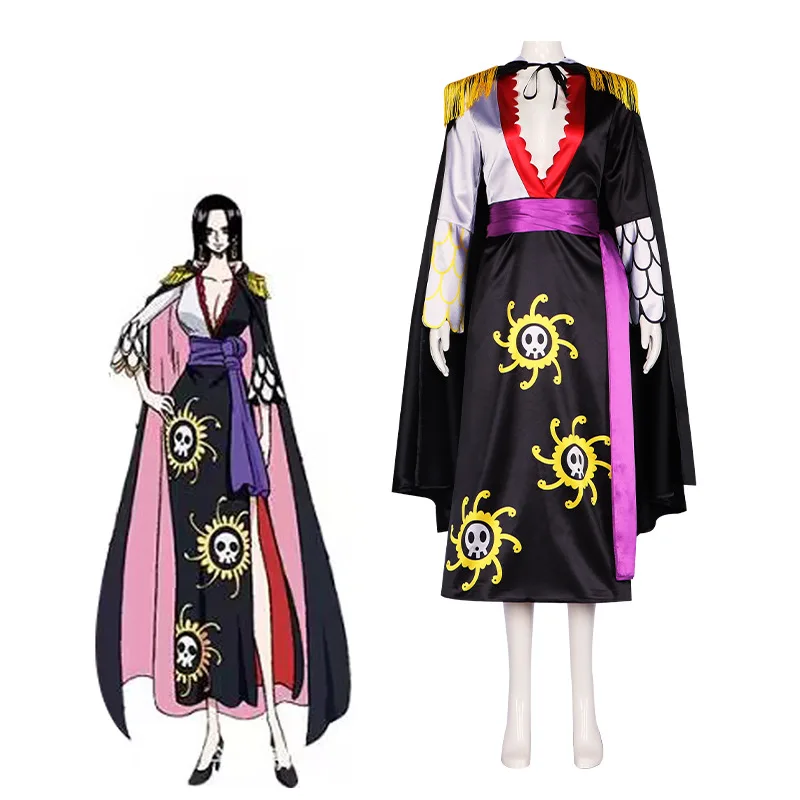 

Cosplay Costume Of Boa Hancock The Snake Princess In A Cheongsam Style For Halloween Or Anime Performance