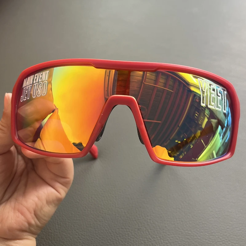 Jey Uso YEET Sport-Sonnenbrille für Erwachsene, Bloodline Wrestling, Fan-Ausrüstung, seltene Farben, sportliche Sonnenbrille für Männer und Frauen – Detail 5