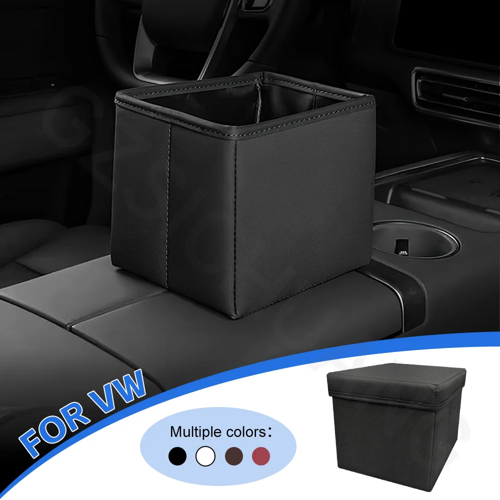 

Car Trash Can Multi Functional Car Storage Garbage Bin For Volkswagen T3 GTI VW Skoda Superb 1 2 3 Golf MK5 Interior Accessories