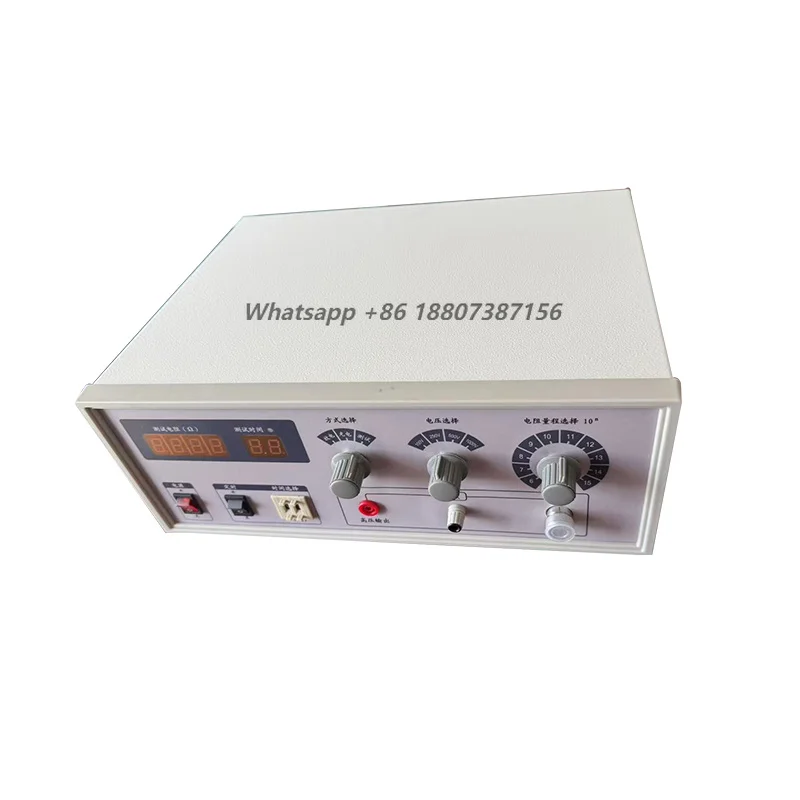 220V Digital Portable Insulation Resistance Tester Megohmmeter with IP66 Protection for Cable Wire Transformer Motor