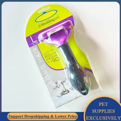 Peigne pour animaux de compagnie, brosse pour l'épilation des chiens et des chats, outils de toilettage pour animaux de compagnie, peigne pour éliminer les poils, fournitures de nettoyage pour chiots