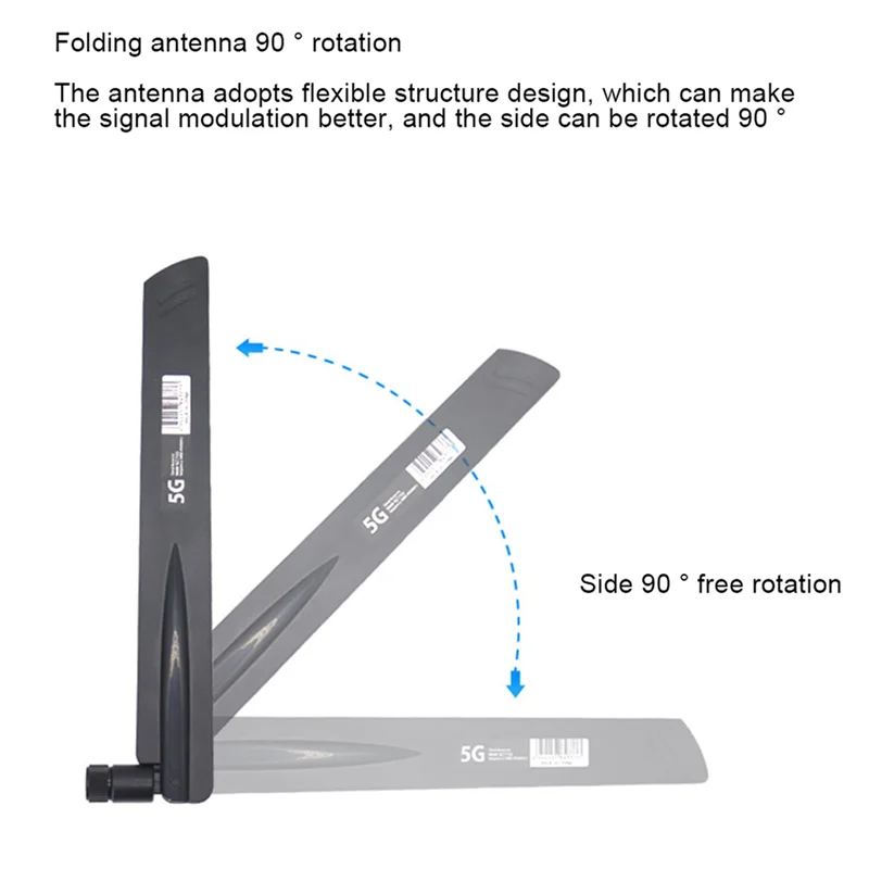 A29F-6 Pcs 3G 4G 5G Antenna 600-6000Mhz 18Dbi Gain SMA Male For Wireless Network Card Wifi Router High Signal(C)