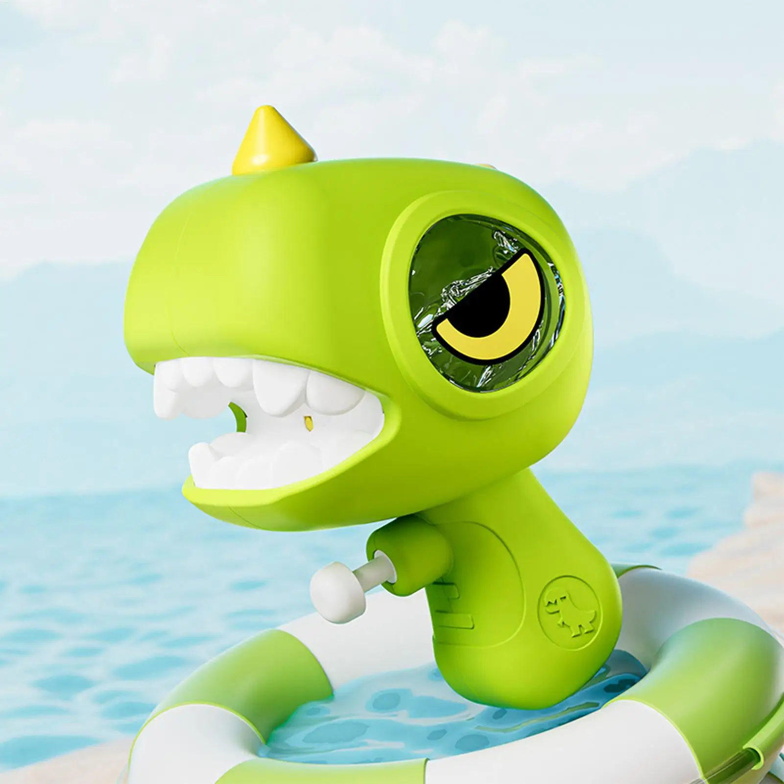 Juguete de agua para piscina, chorro de agua, Control de prensa de chorro de dibujos animados, equipo de pulverización de largo alcance para días calientes, piscina