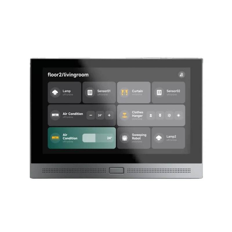 

Embedded Whole House Intelligent Central Control Panel Ultra-Thin Metal Body Android IPS P7 Universal Flip Tuya Smart Switch