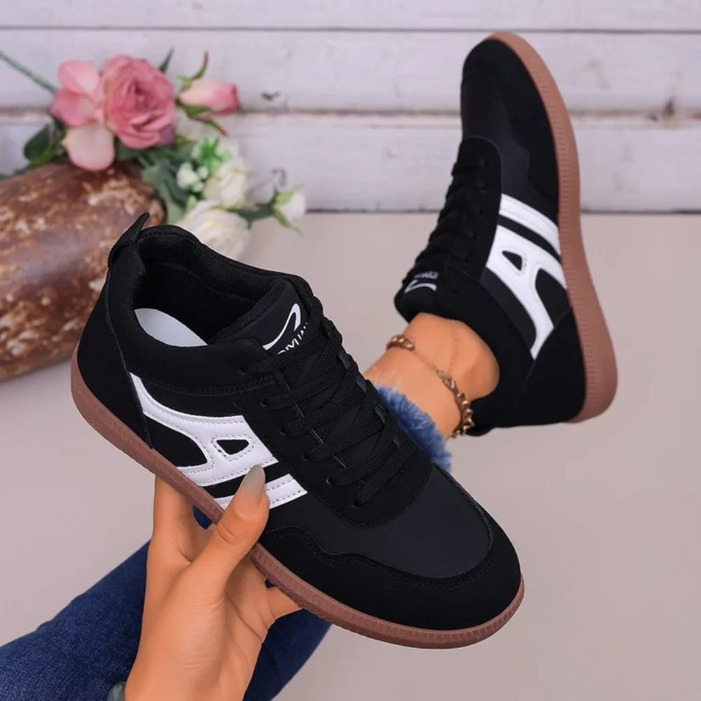 New 2026 Ladies Black Soft-soled Comfortable Sneakers Women's Leisure Joker Walking Shoes Tenis Feminino Zapatillas Mujer view 6