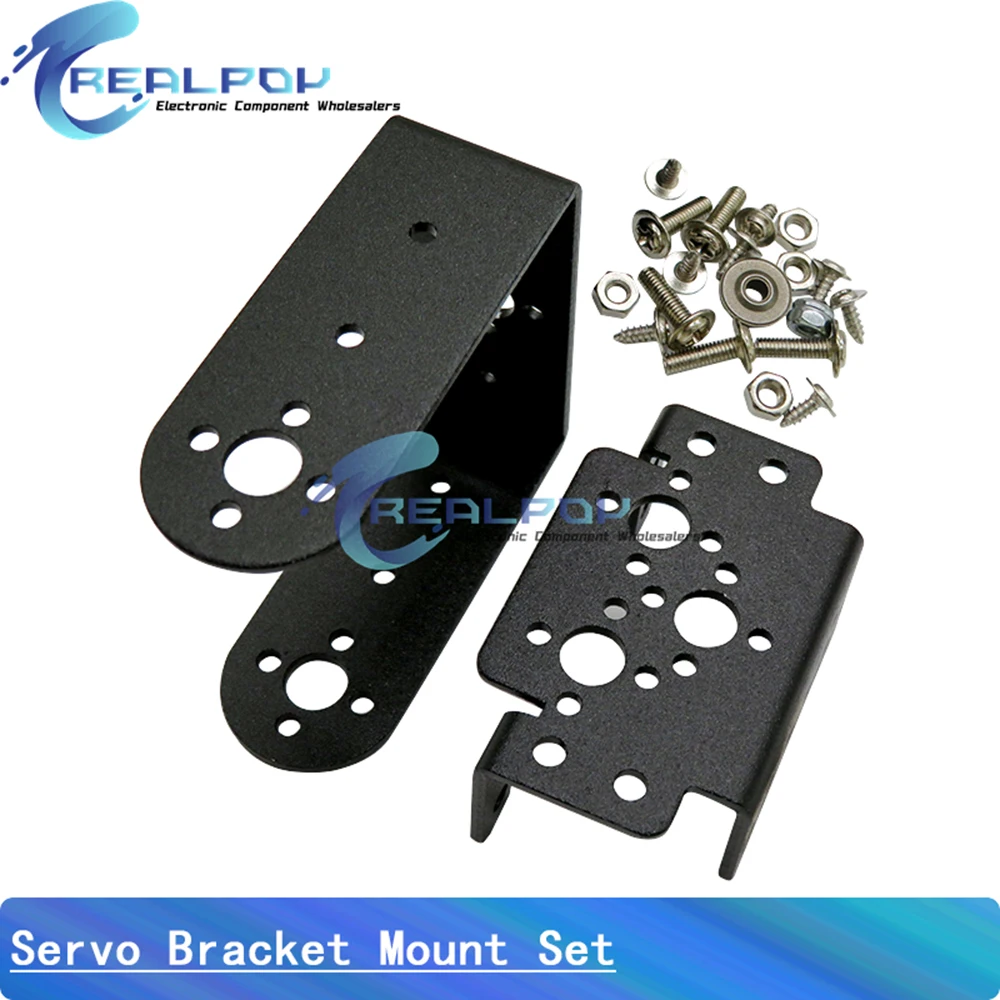 2 DOF Short Pan And Tilt Servos Bracket Sensor Mount Kit For Compatible MG995 MG996R MG945 MG946R