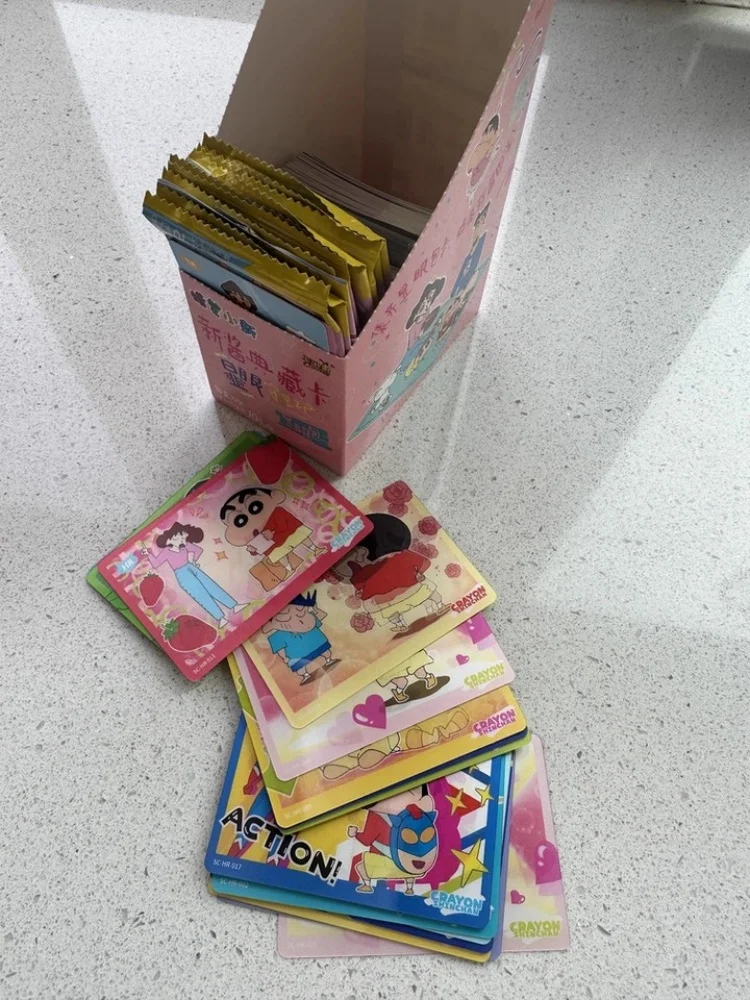 Kaartspel Echt Crayon Shin chan Kaartverzameling Kaart Plakken Prominent Pack Vierde Bullet Tien Yuan Xin Xiang Yin Periferie