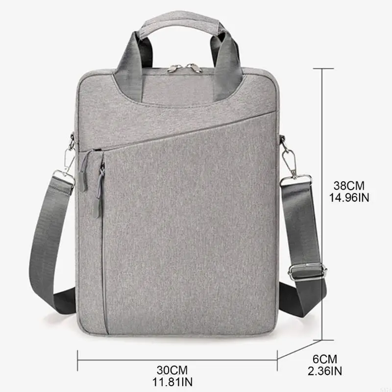 Carrying Case Notebook Handbag Laptop Computer Bag Splash-proof Shoulder Handbag 547A