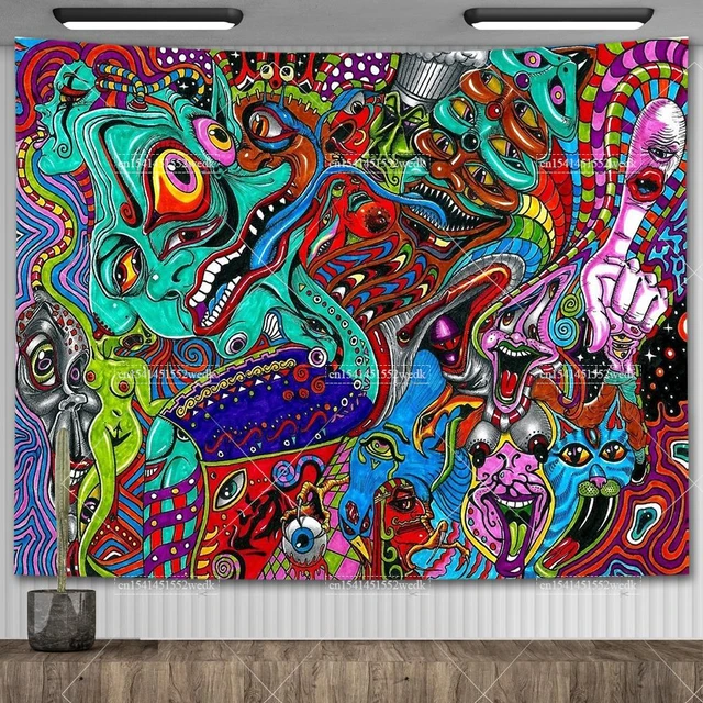 Trippy/Psychedelic Reversible Wall on sale Art