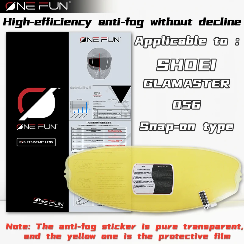 for Helmet Shoei Anti Fog Shoei Z8 X15 Z7 X14 GT Air Neotec Adv X12 Shoei Glamster J-Cruise CJ2 301/2/3/4 056 Anti Fog