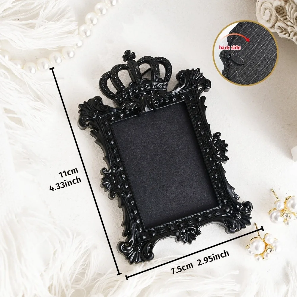 Hanging Mini Photo Frames Photographic Props Wall Space DIY Memory Display Frames Black Baroque Ornate Decorative Frames Gifts