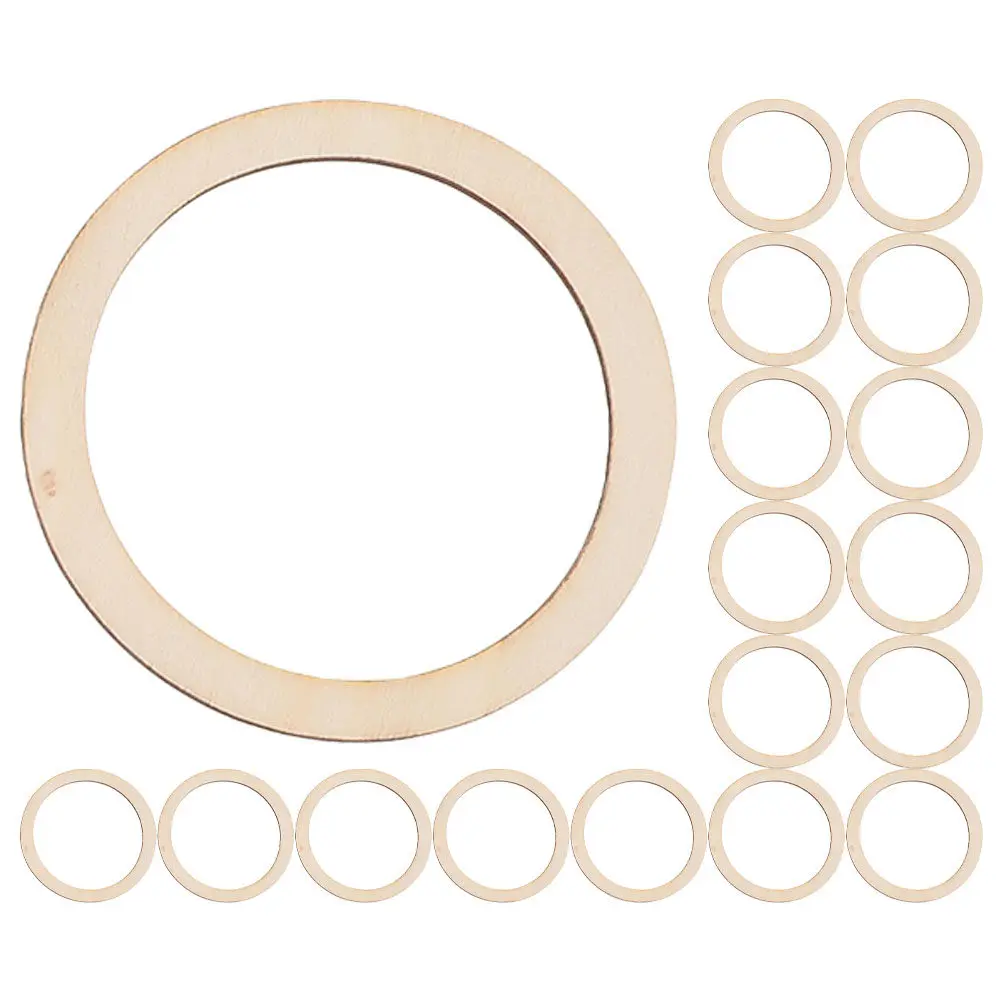 50Pcs Wooden Circle…