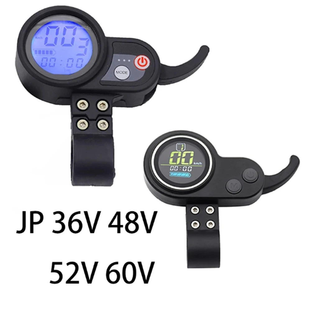 Electric Scooter LCD Display JP Throttle 36V 48V 52V 60V With USB Charging Shift Switch Accelerator