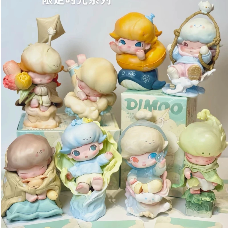 

Подлинная серия Popmart Dimoo Memories We Hold, фигурка, слепая коробка, милая кукла, милая игрушка, украшение для рабочего стола, подарок на день рождения, загадочная коробка