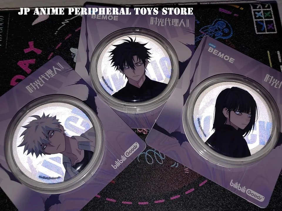ของแท้ Link คลิกนับถอยหลัง Series ป้ายการ์ตูน Cheng Xiaoshi รูปเข็มกลัดกระเป๋าเป้สะพายหลังหมวก Decora คอสเพลย์ Props FanCollection