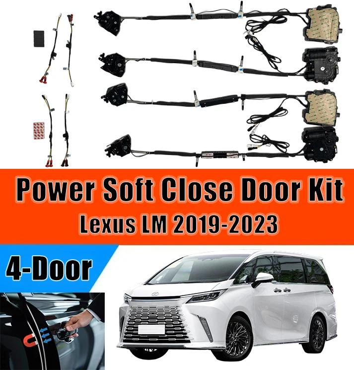 Xcar for Lexus LM 2019-2023 Car OEM Automatic Soft Close Door Electric Suction Kit Auto Power Closing