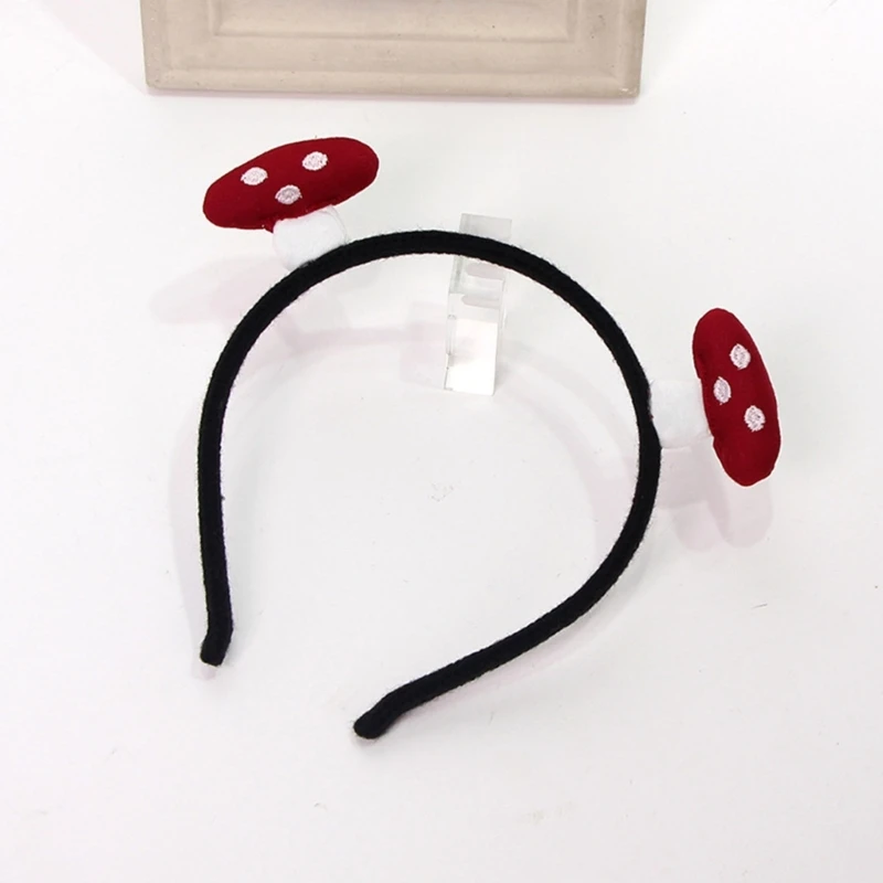 Simple Headbands for Girl Casual Use Mushroom Hairband for Lady SPA Headbands