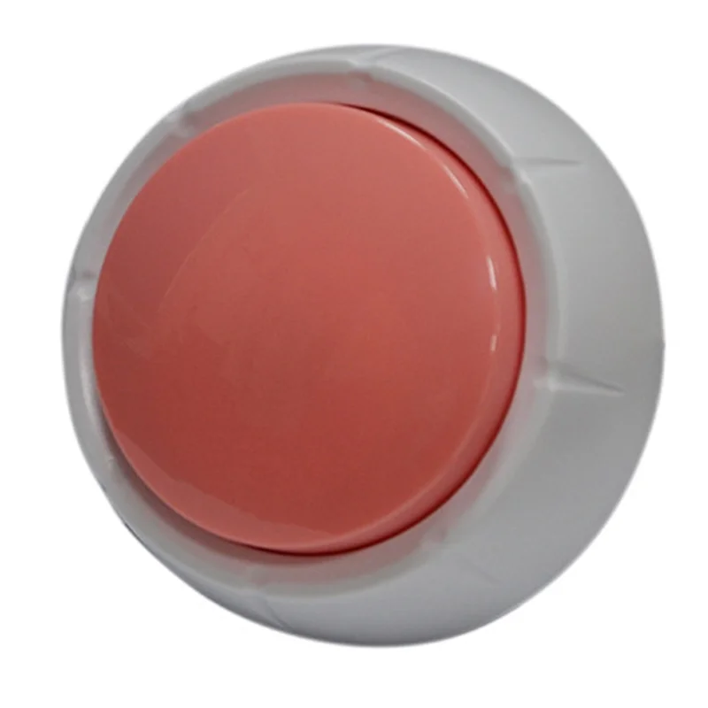 صندوق صوت ضغط قابل للتسجيل ، زر صوت ، أزرار اتصال ، صندوق صوت صفارة ، لوازم حفلات وردية