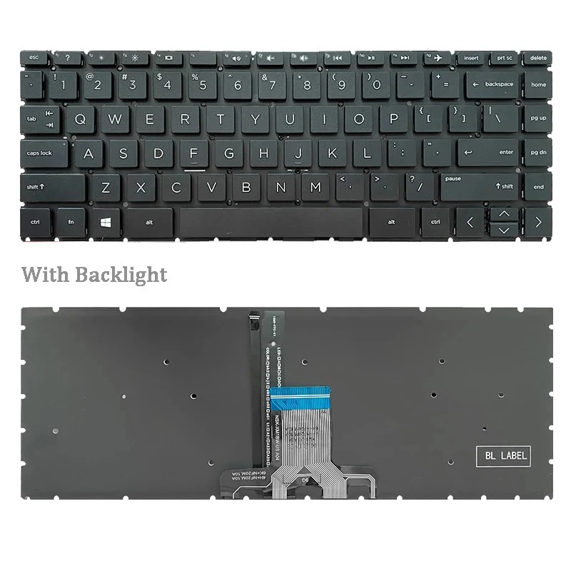 Replacement Laptop Keyboard For HP 14-CD 14-CM 14-CS 14-CY 14-CC 14-CB 14-CK 14-CF 14-CE 14Q-CS TPN-I131 TPN-W131